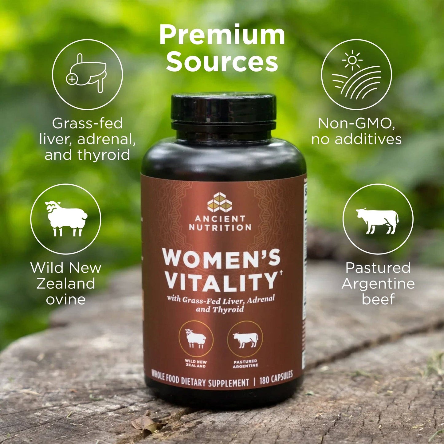 Ancient Nutrition - Women's Vitality | Capsules (30 Servings)