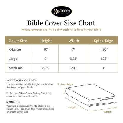 Divinity Boutique - Bible Cover: Amazing Grace w/Cross