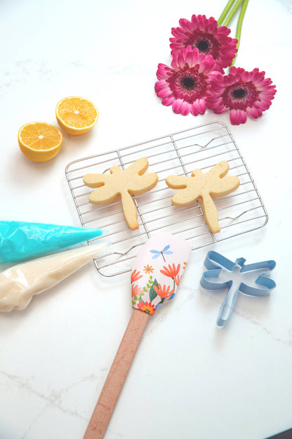 Handstand Kitchen - Blooming Colors Cookie Cutter & Spatula Set Display