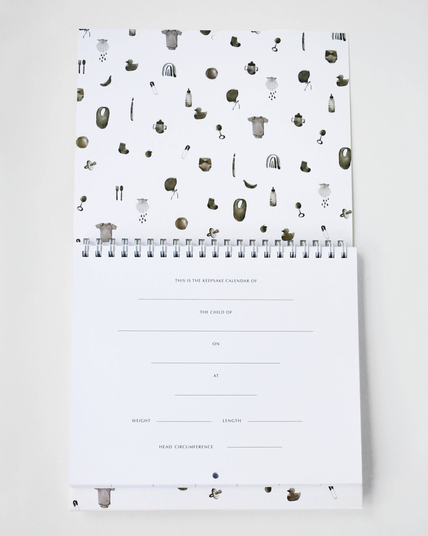 Be A Heart - Christian Baby Milestone Calendar