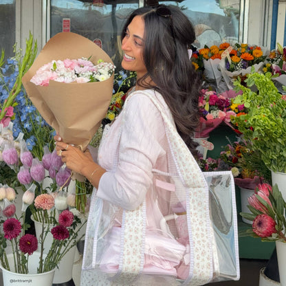 Case-Mate - Case-Mate Quilted Ditsy Floral Jelly Tote Bag
