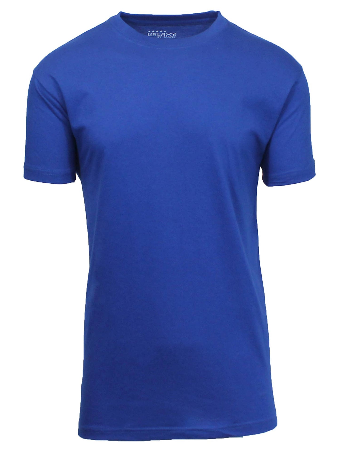 Galaxy By Harvic - Men's Short Sleeve Crew Neck Cotton Blend Classic Tee