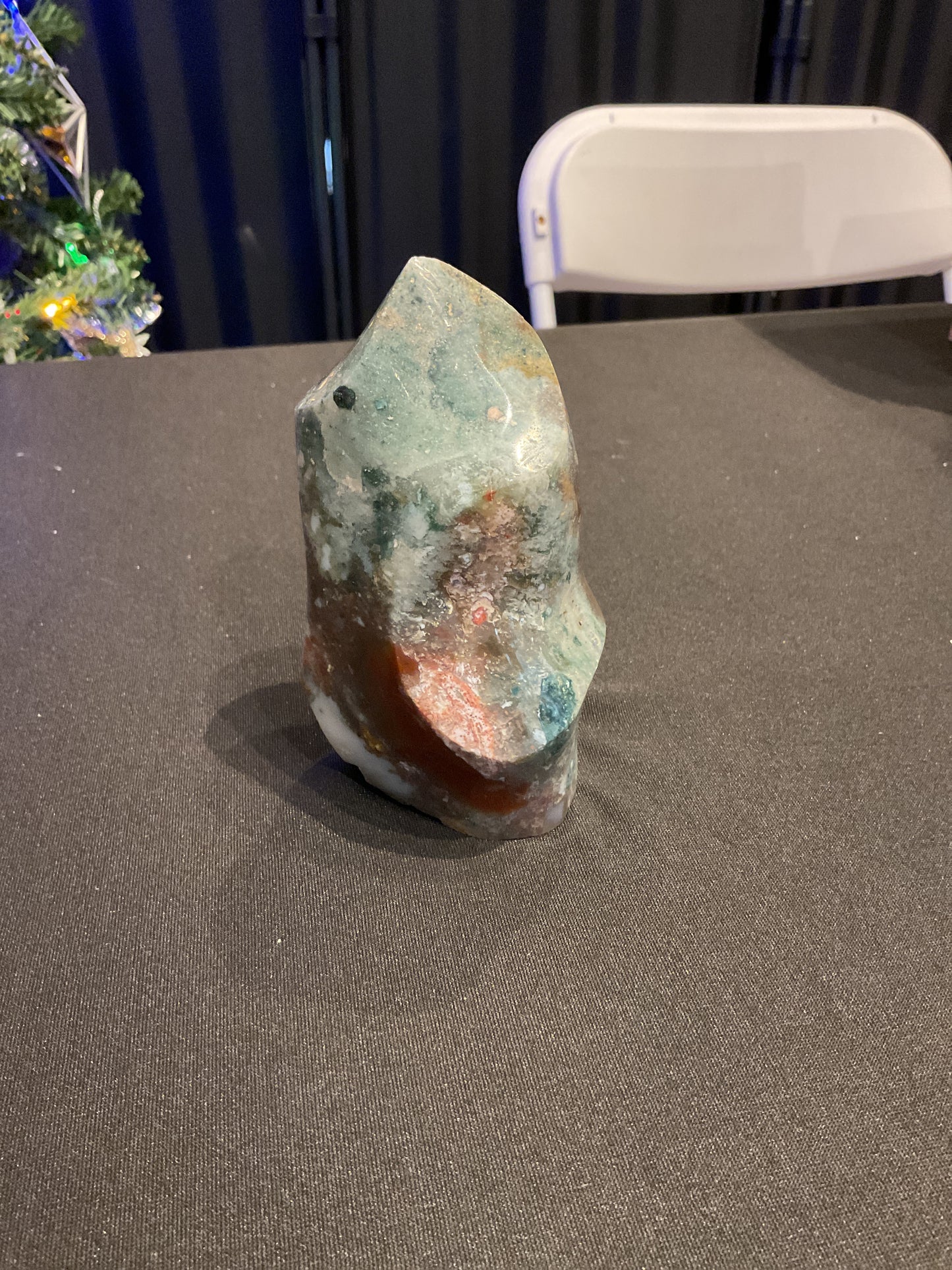 Ocean Jasper Flame Carving