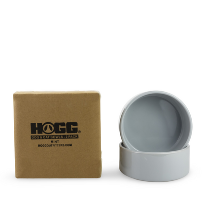 Hogg Outfitters - 6" SUBLIMATION CERAMIC DOG BOWL (2 PACK)