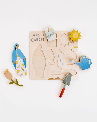 Be A Heart - Mary's Garden Wooden Puzzle
