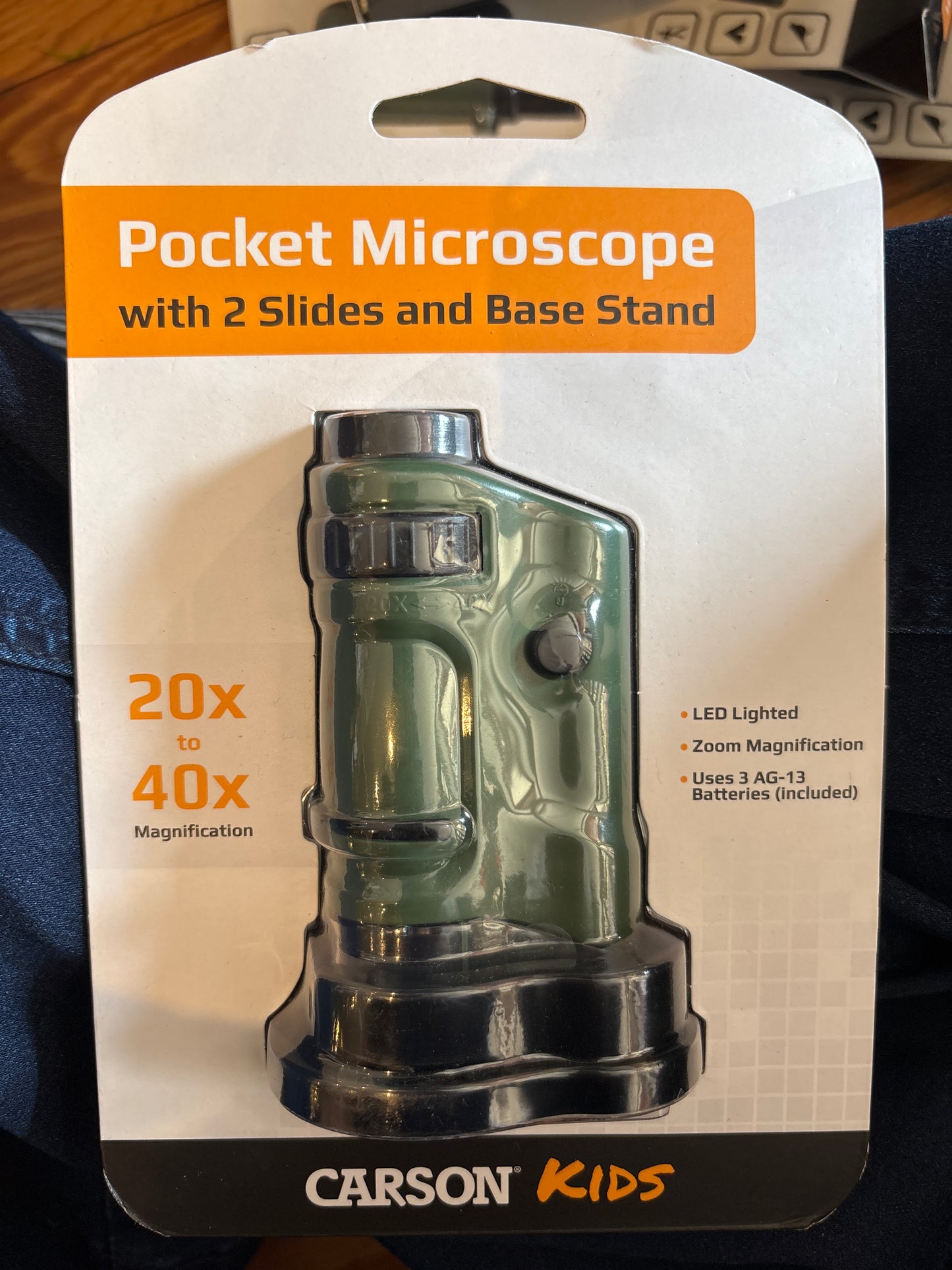 Pocket microscope Carson kids
