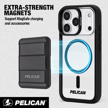 Case-Mate - Pelican Protector Clear MagSafe w/ Stand - iPhone 17 Pro