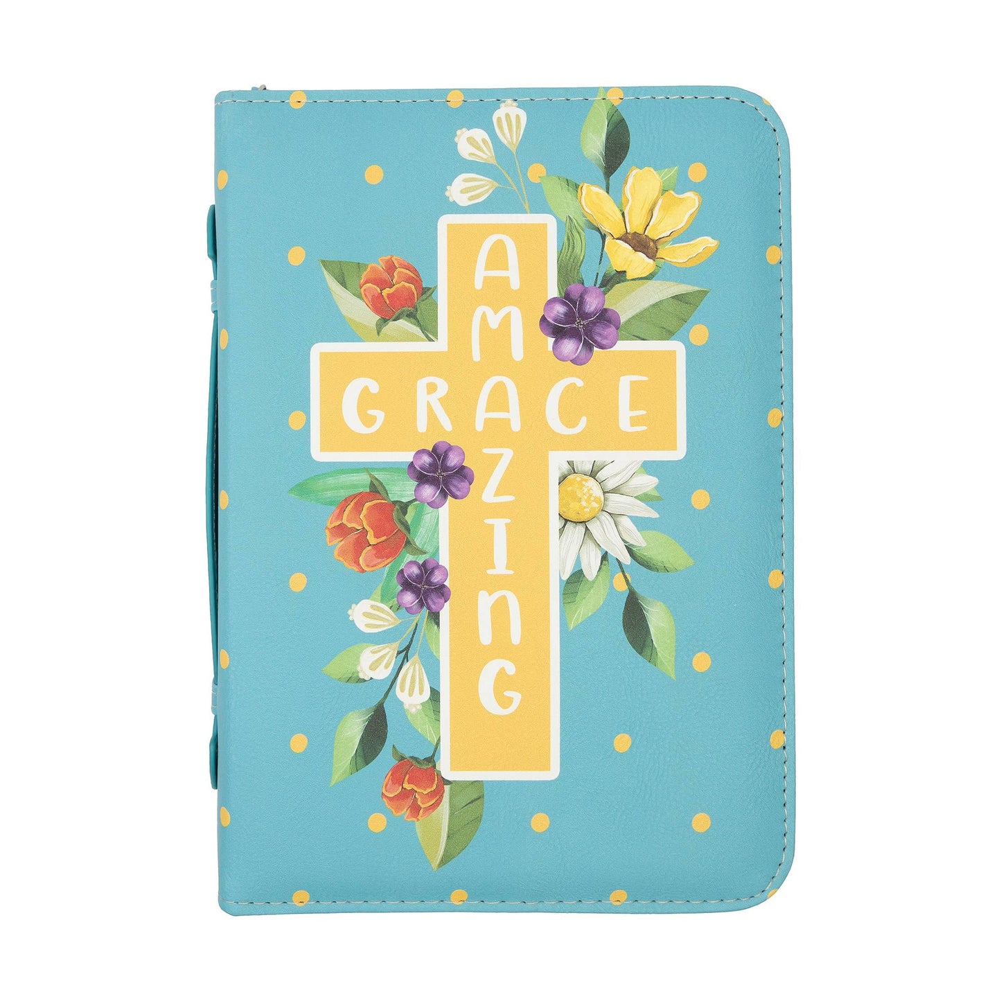 Divinity Boutique - Bible Cover: Amazing Grace w/Cross
