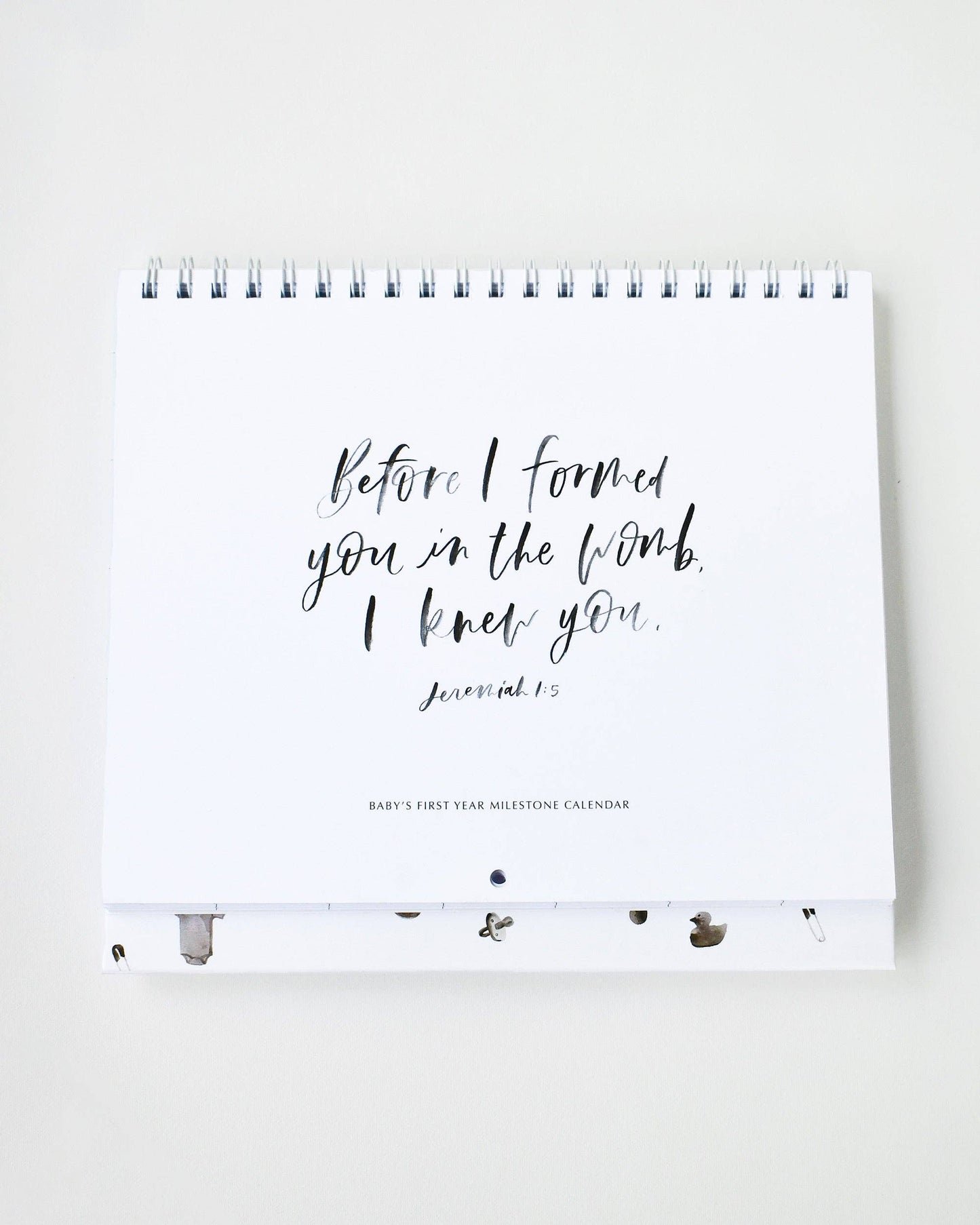 Be A Heart - Christian Baby Milestone Calendar