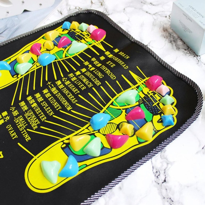 VIGOR - Reflexology Acupressure Mat Pad Massager Massage Foot Stone