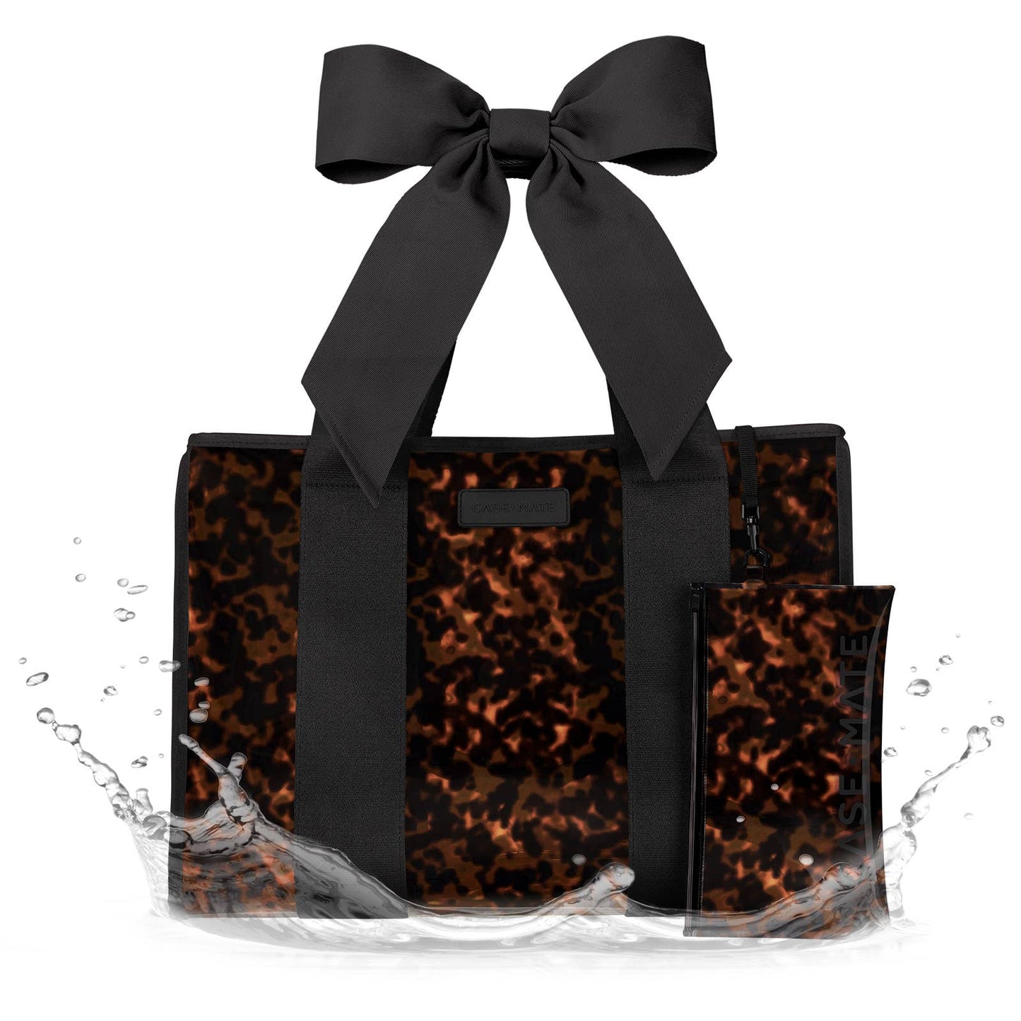 Case-Mate - Case-Mate Tortoiseshell Bow Jelly Tote Bag
