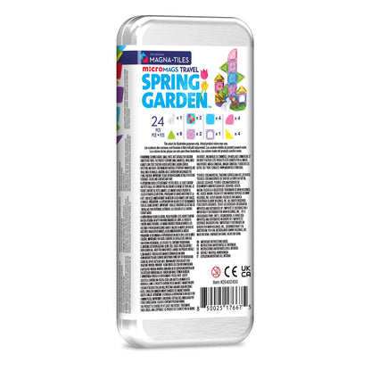 Magna-Tiles - MicroMAGS Spring Garden 24 Piece Travel Set