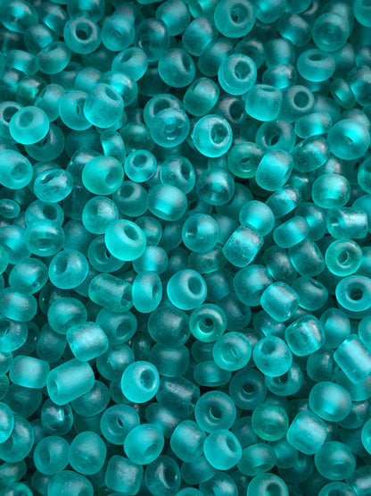 MaddieMayShop - Frost Glass seed beads, 6/m glass beads, Seed Beads Bulk
