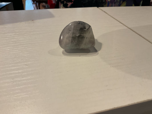 Rainbow fluorite car vent clip