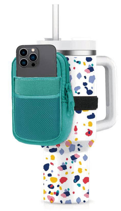 Katydid - Deep Teal Tumbler ZIPPER POUCH