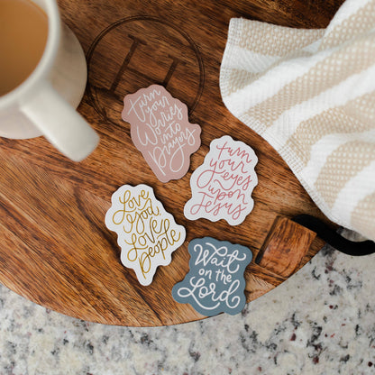 The Daily Grace Co - Turn Your Eyes Upon Jesus Magnet Collection