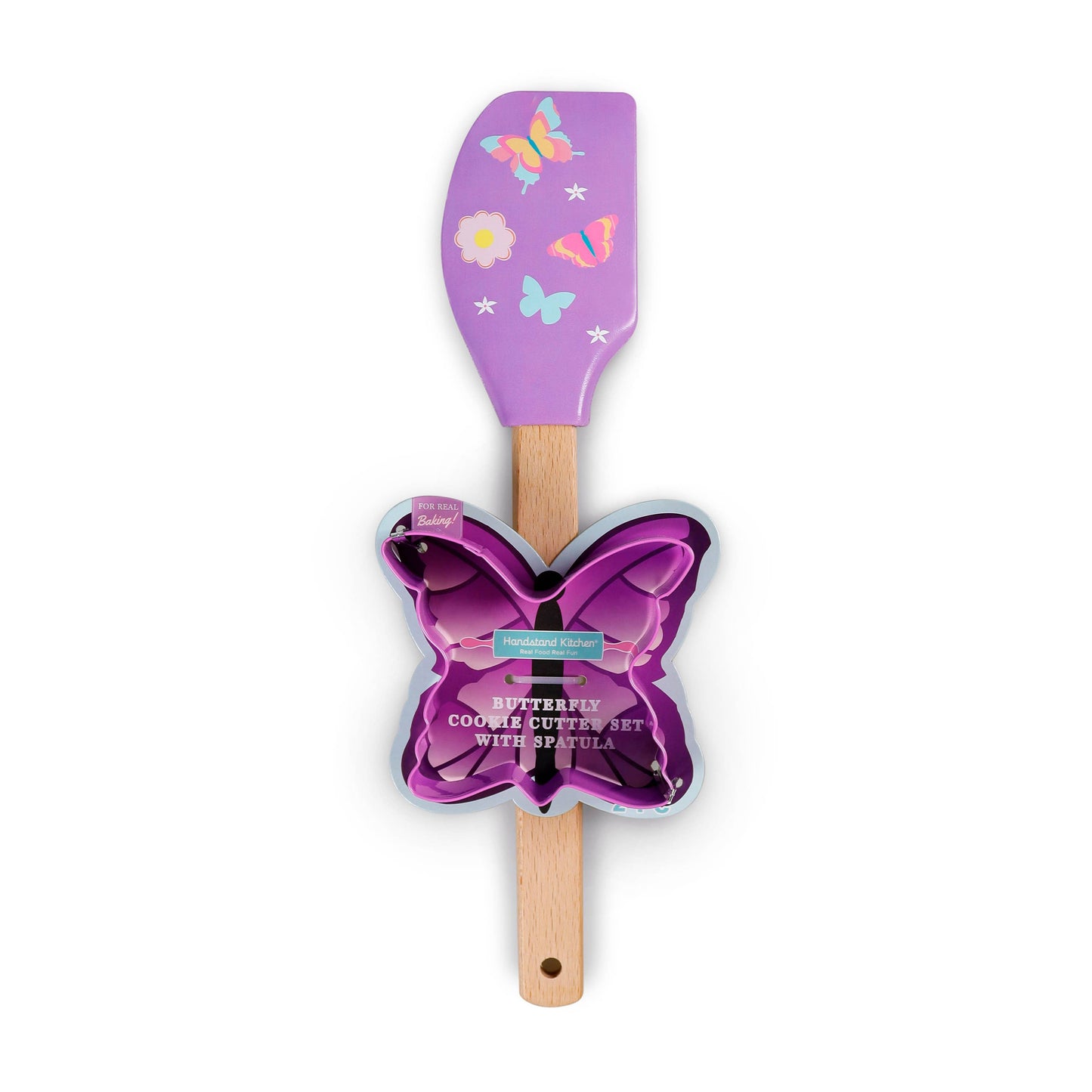 Handstand Kitchen - Blooming Colors Cookie Cutter & Spatula Set Display