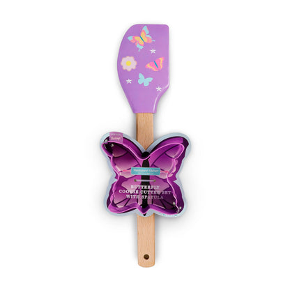 Handstand Kitchen - Blooming Colors Cookie Cutter & Spatula Set Display