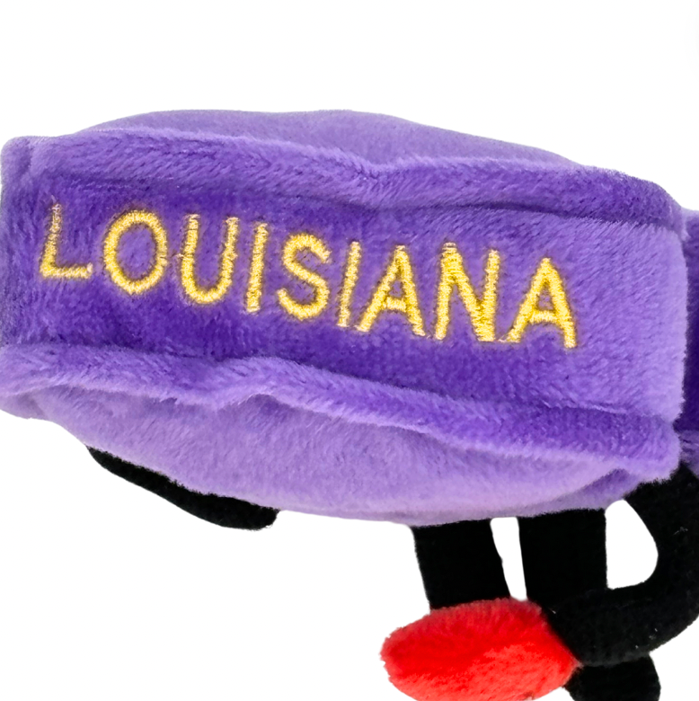 Stuffed States USA - Louisiana Plush Bag Charms/ Keychains -Mini Stuffs