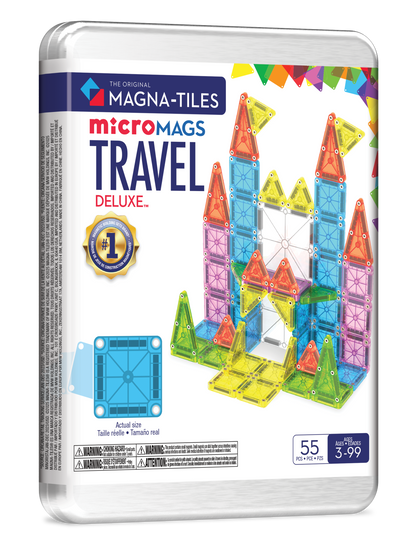 Magna-Tiles - Magna-Tiles Travel Set Deluxe 55-Piece Set