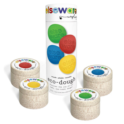 elseware unplug - Eco-Dough (4-Pack) – Natural, Non-Toxic Multi-Colors