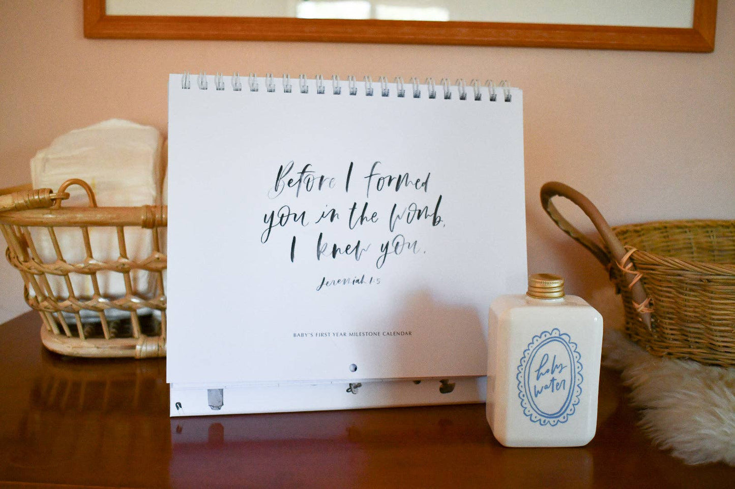 Be A Heart - Christian Baby Milestone Calendar