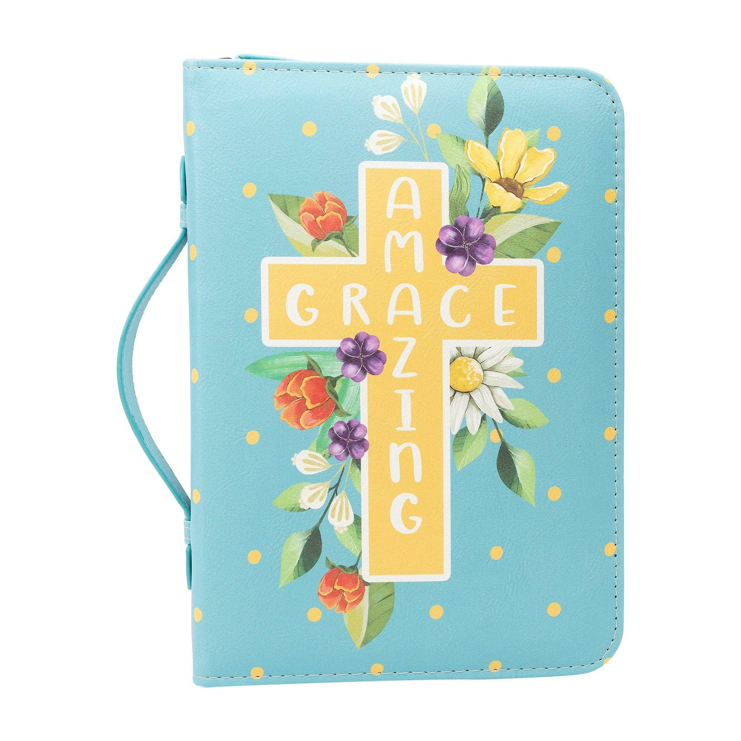 Divinity Boutique - Bible Cover: Amazing Grace w/Cross