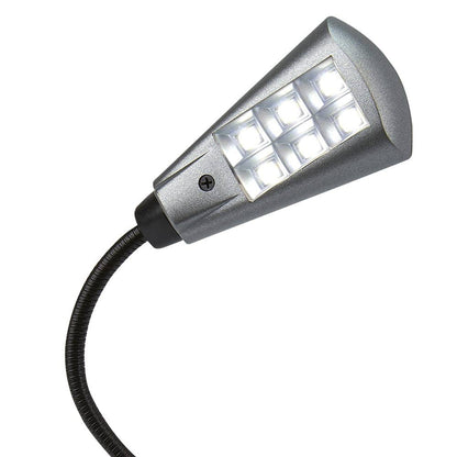 Carson - Adjustable Clip-On Gooseneck LED Book Light with 6 LEDs
