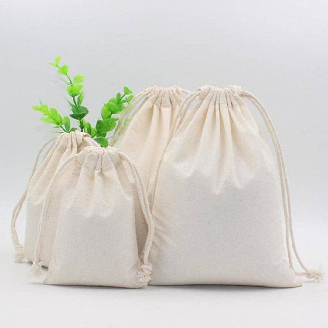 TBF - TBF 100% Cotton Canvas Value Drawstring Pouches / 12" x 14"
