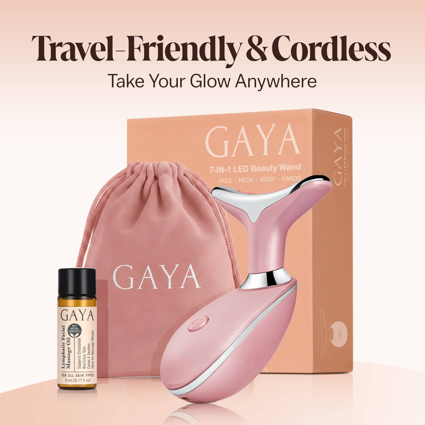 GAYA - Red Light Therapy 7-in-1 Beauty Wand – Lift, Glow & Smooth