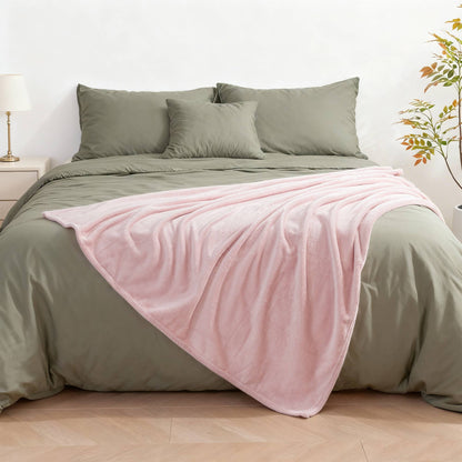 Awesome Home - Ultra Soft Cozy Fleece Throw Blanket, 50"Wx60"L