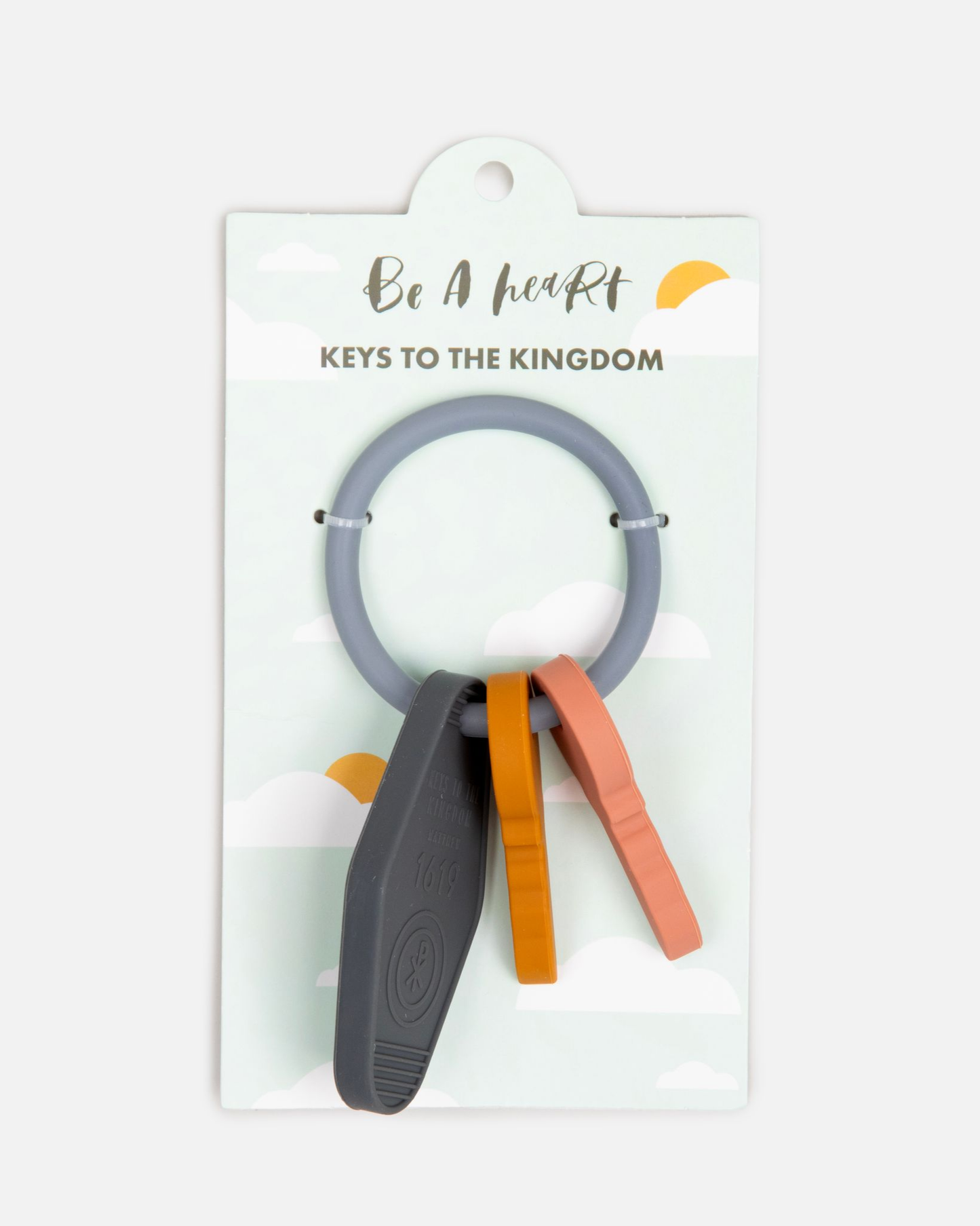 Be A Heart - Keys to the Kingdom Silicone Teethers