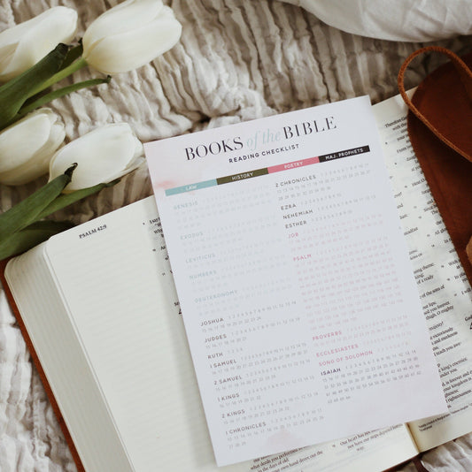 The Daily Grace Co - Books of the Bible Reading Checklist