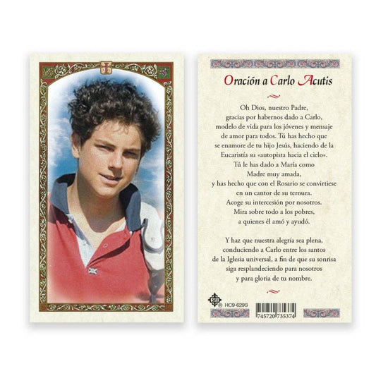 SAN JUDITAS RELIGIOUS ARTICLES - PRAYER TO CARLO ACUTIS