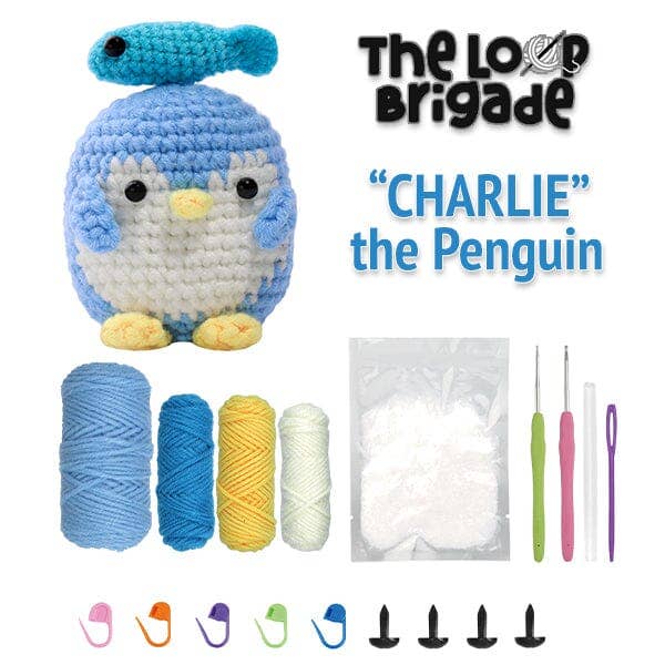 Showcase - The LOOP Brigade: DIY Mini Crochet Kit - Charlie the Penguin