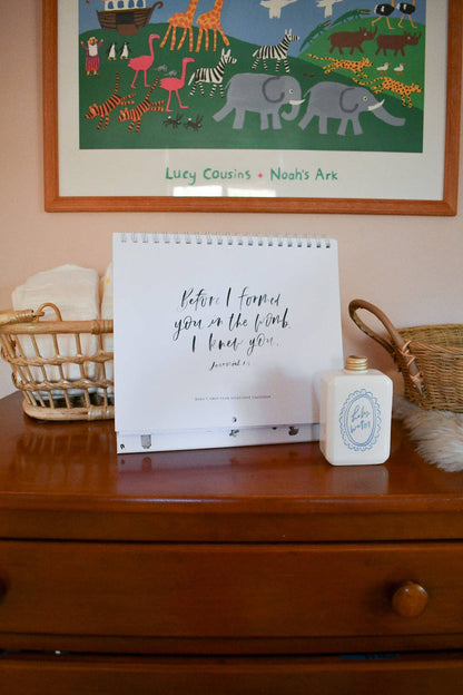 Be A Heart - Christian Baby Milestone Calendar