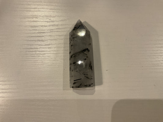 Tourmalinated quartz tower