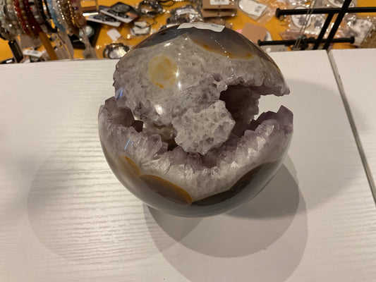 Amethyst sphere