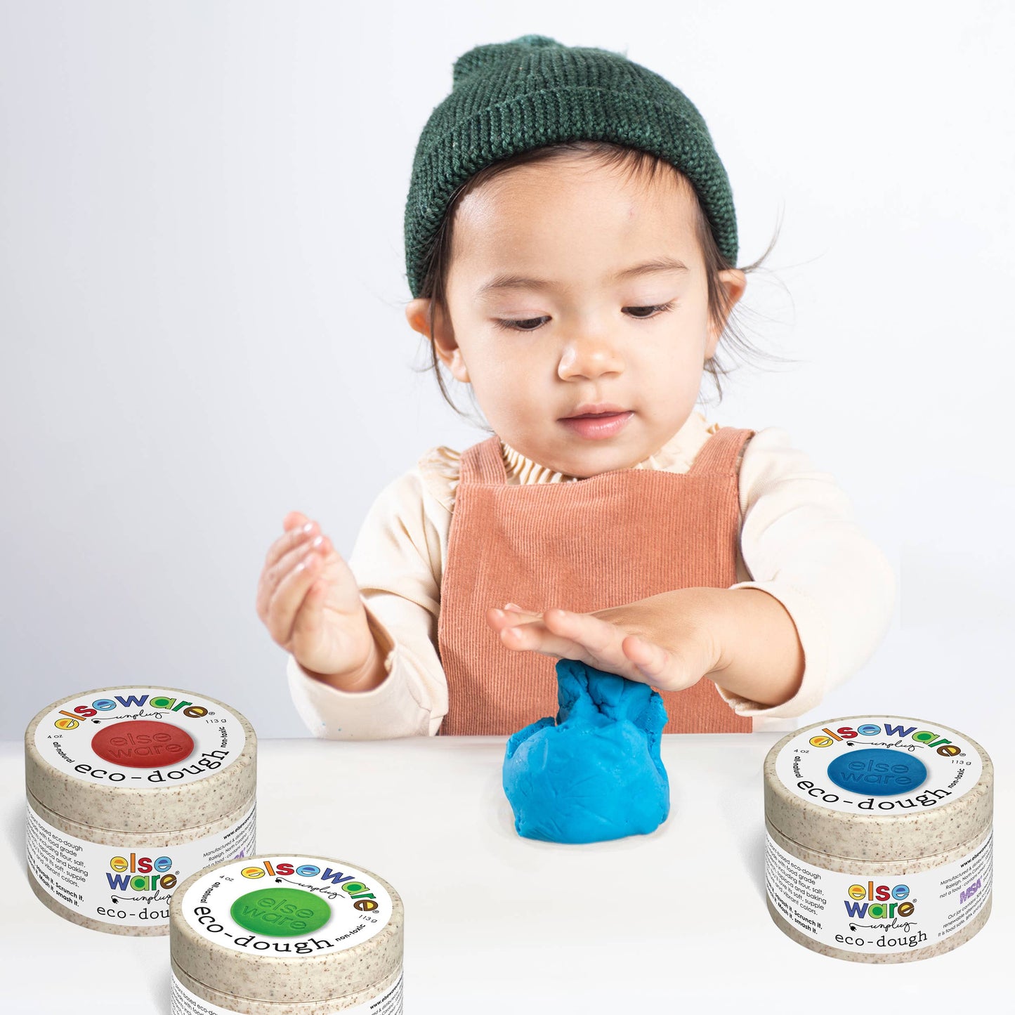 elseware unplug - Eco-Dough (4-Pack) – Natural, Non-Toxic Multi-Colors
