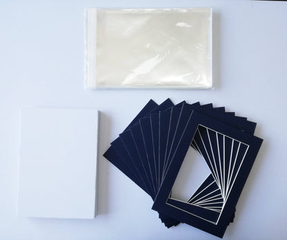Studio 500 Inc. - Studio 500 10-Pack Picture Mats for 16"x20" frame with 11"x14" Opening (Various Colors)
