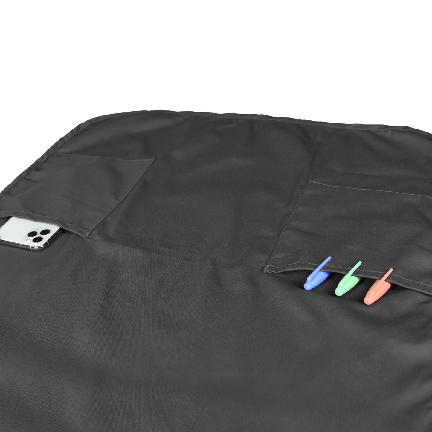 Dalix - DALIX Apron Restaurant Home Spun Poly Cotton 2 Pockets