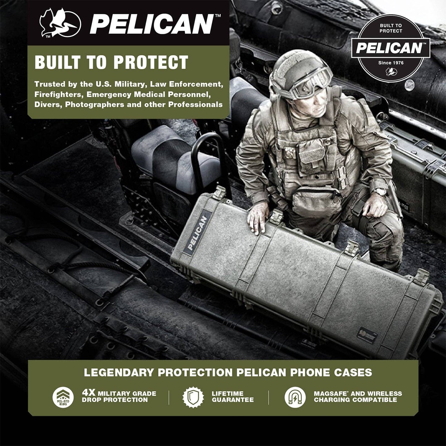 Case-Mate - Pelican Ranger Clear MagSafe - iPhone 17 Pro