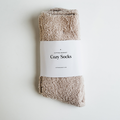 Giften Market - Cozy Cloud Socks - Ivory - Warm & Soft - Women’s Gift