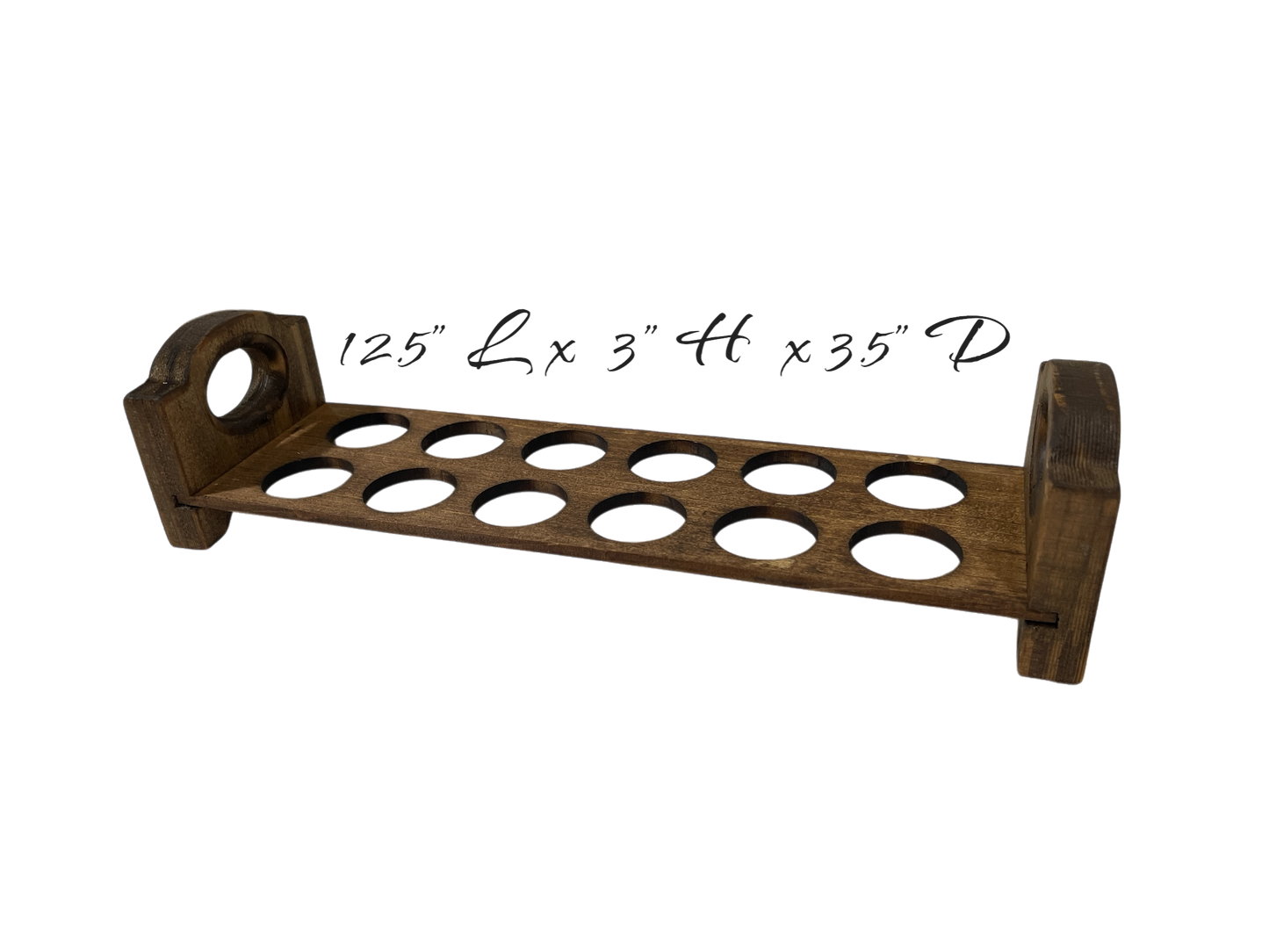Rustic Haven Decor - Layer Egg Tray Holder Countertop - Wooden Rack Stackable.