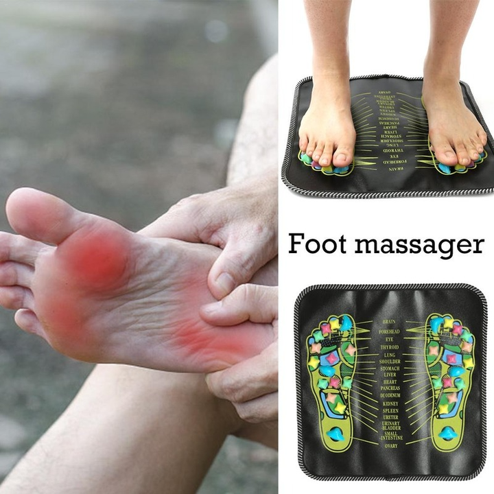 VIGOR - Reflexology Acupressure Mat Pad Massager Massage Foot Stone