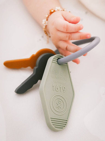 Be A Heart - Keys to the Kingdom Silicone Teethers