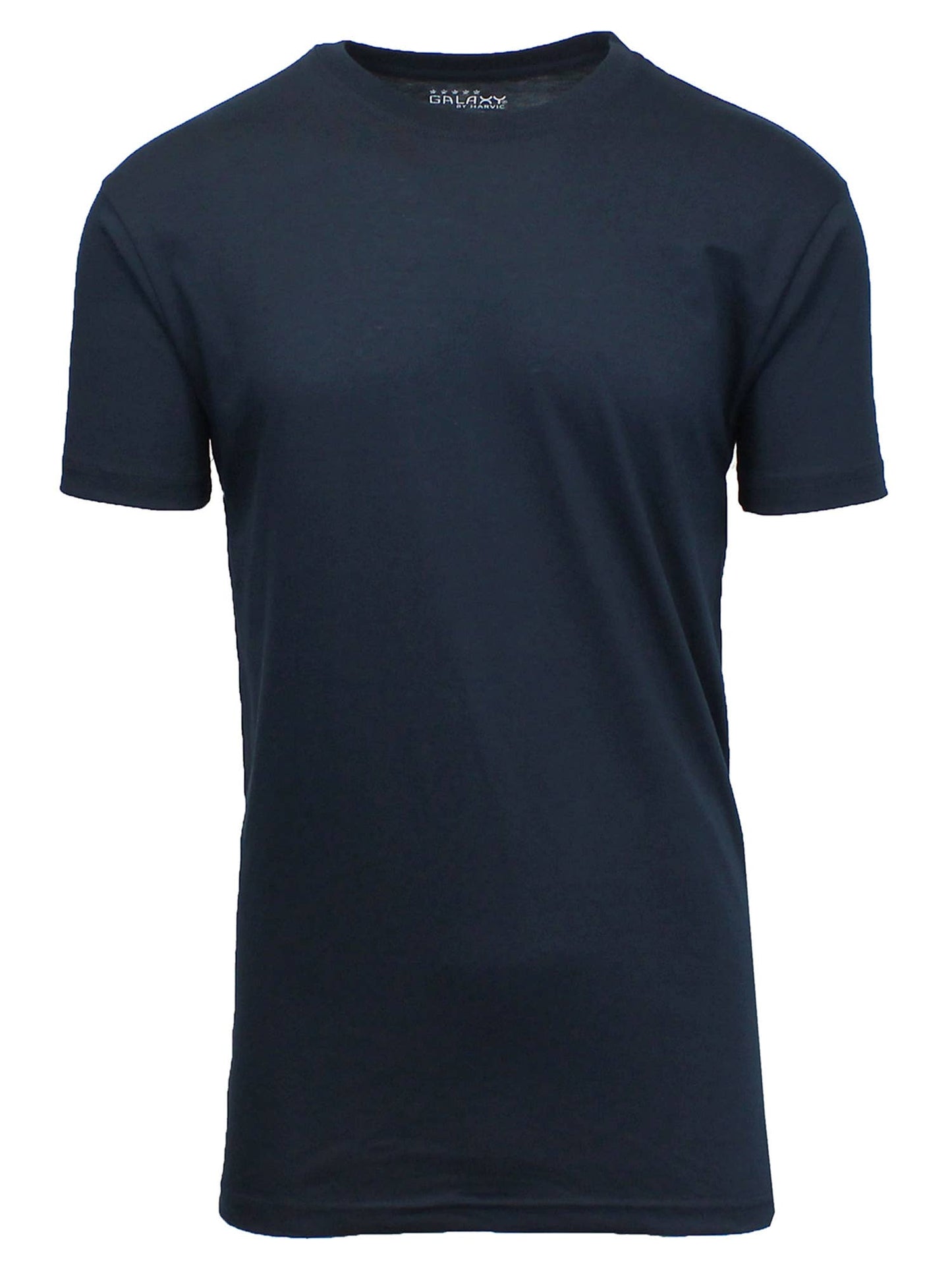 Galaxy By Harvic - Men's Short Sleeve Crew Neck Cotton Blend Classic Tee