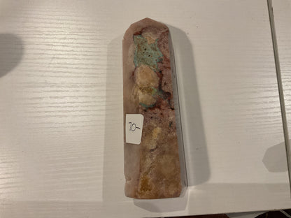 Pink amethyst tower