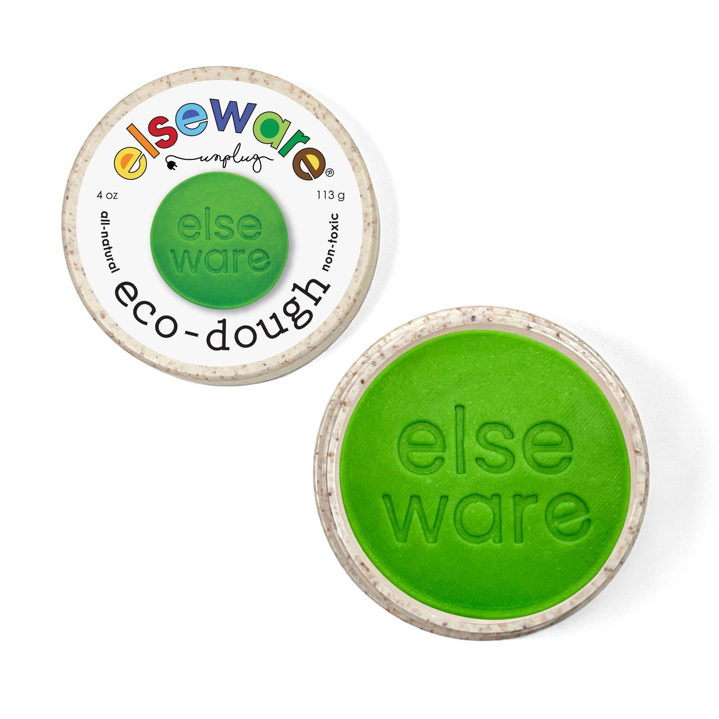 elseware unplug - Eco-Dough (4-Pack) – Natural, Non-Toxic Multi-Colors