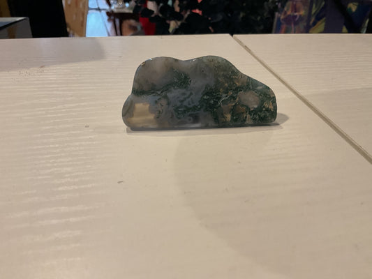 Moss agate cloud car vent clip